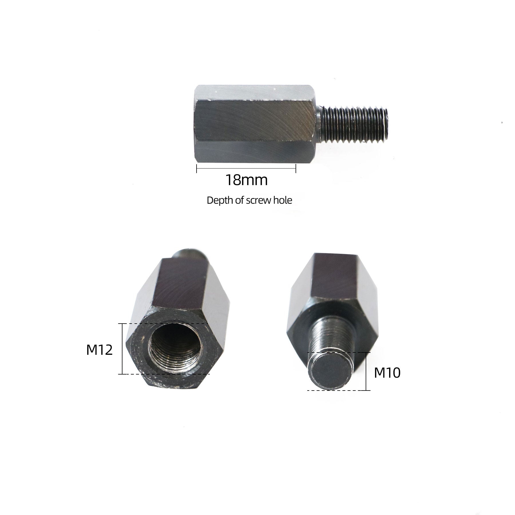 Eurorau Trailer Hitch Adapter M12 to M10