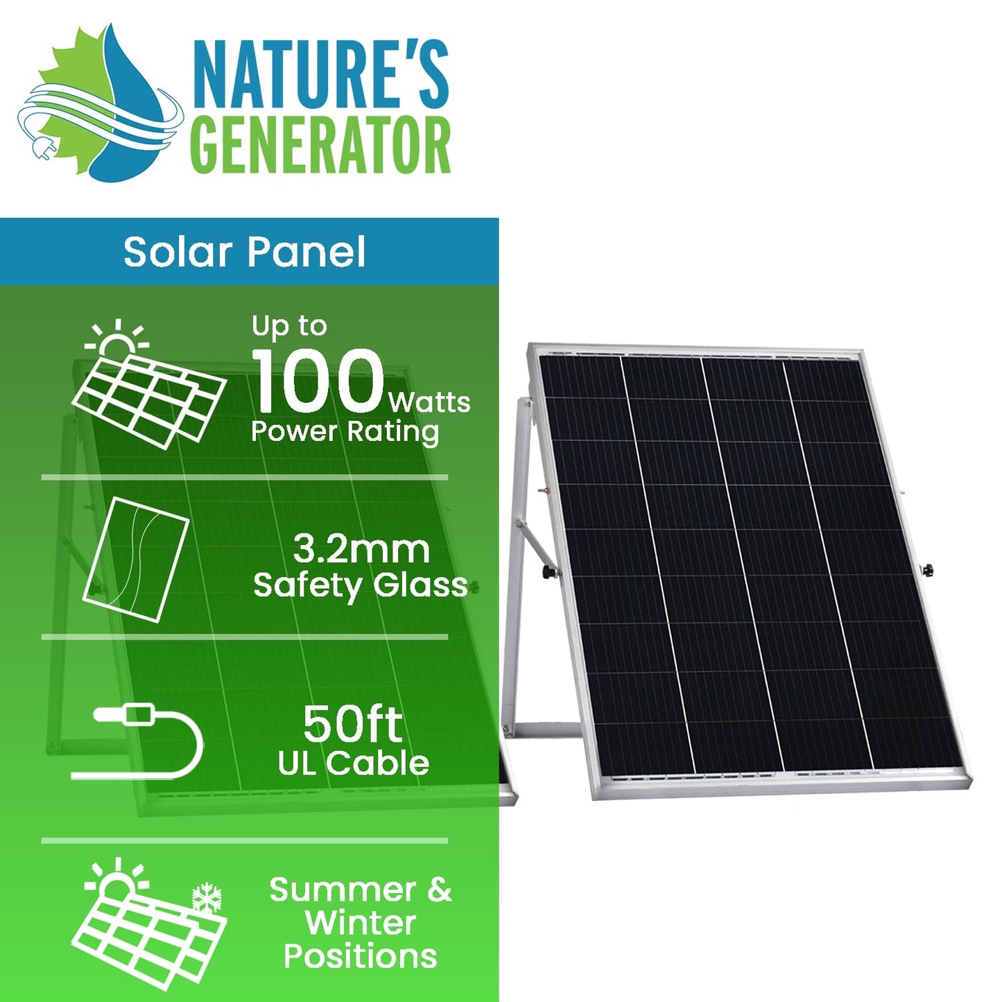 Natures Generator Power Panel System 2 Panels